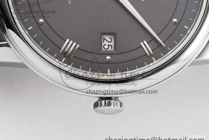 0123 De Ville SS DIWF 1:1 Best Edition Gray Dial SS Markers on SS Bracelet MIYOTA FlexibleFit 7851